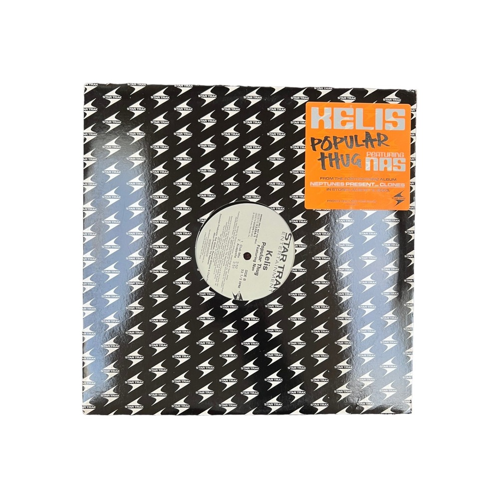 Kelis Vinyl Single Unisex 12" Black Good Popular Thug Nas Neptunes Star Trak